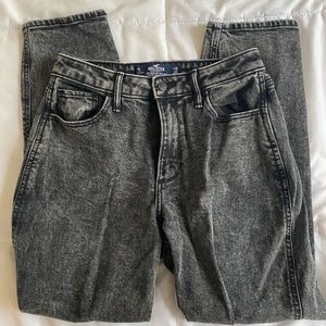 Hollister hi rise mom jeans